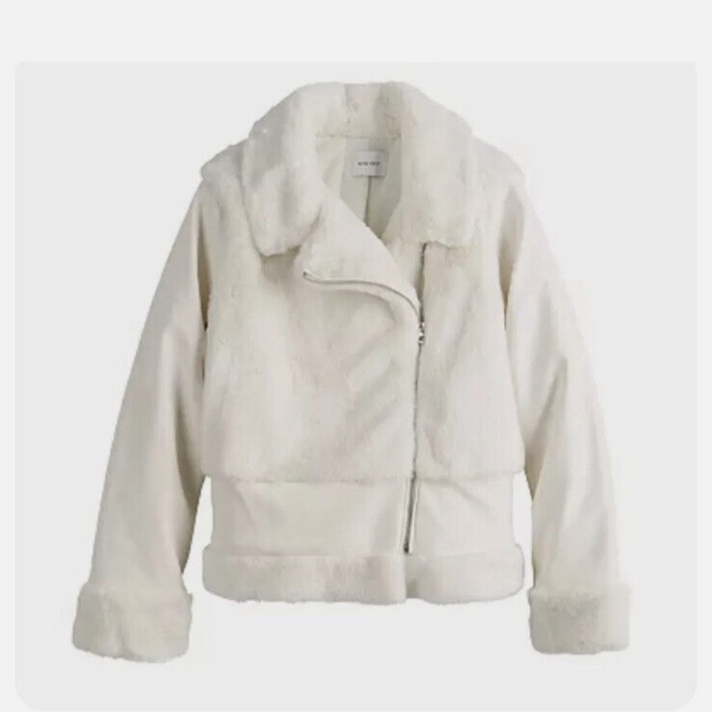 Nine West - Leather and Fur Jacket